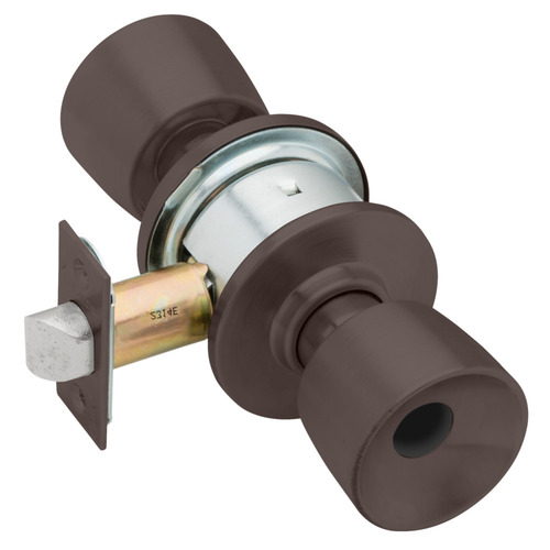 Schlage A53LDTUL613 A Series Entry Tulip Lock Less Keyway with 11096 Latch 10001 Strike Oil Rubbed Bronze Finish